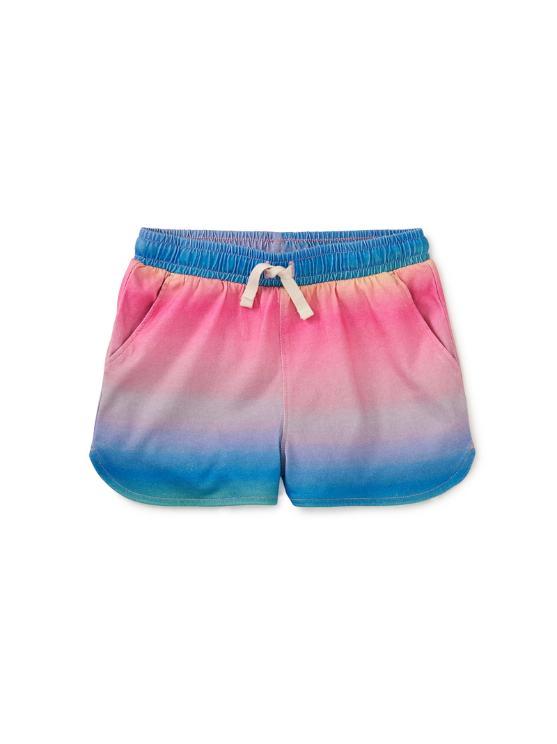 Tie Waist Shorts in Rio De Janeiro Rainbow - View 1