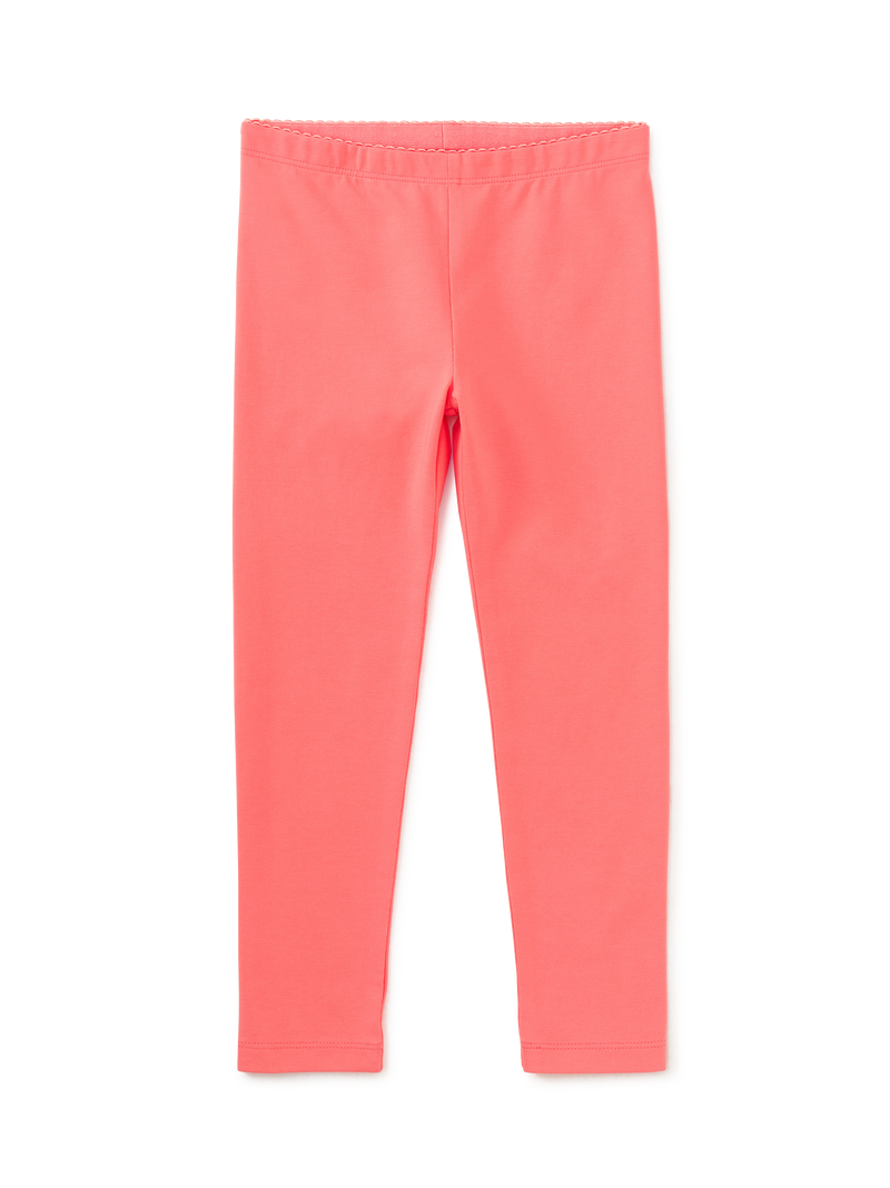 Solid Leggings in Sunset Pink - View 2