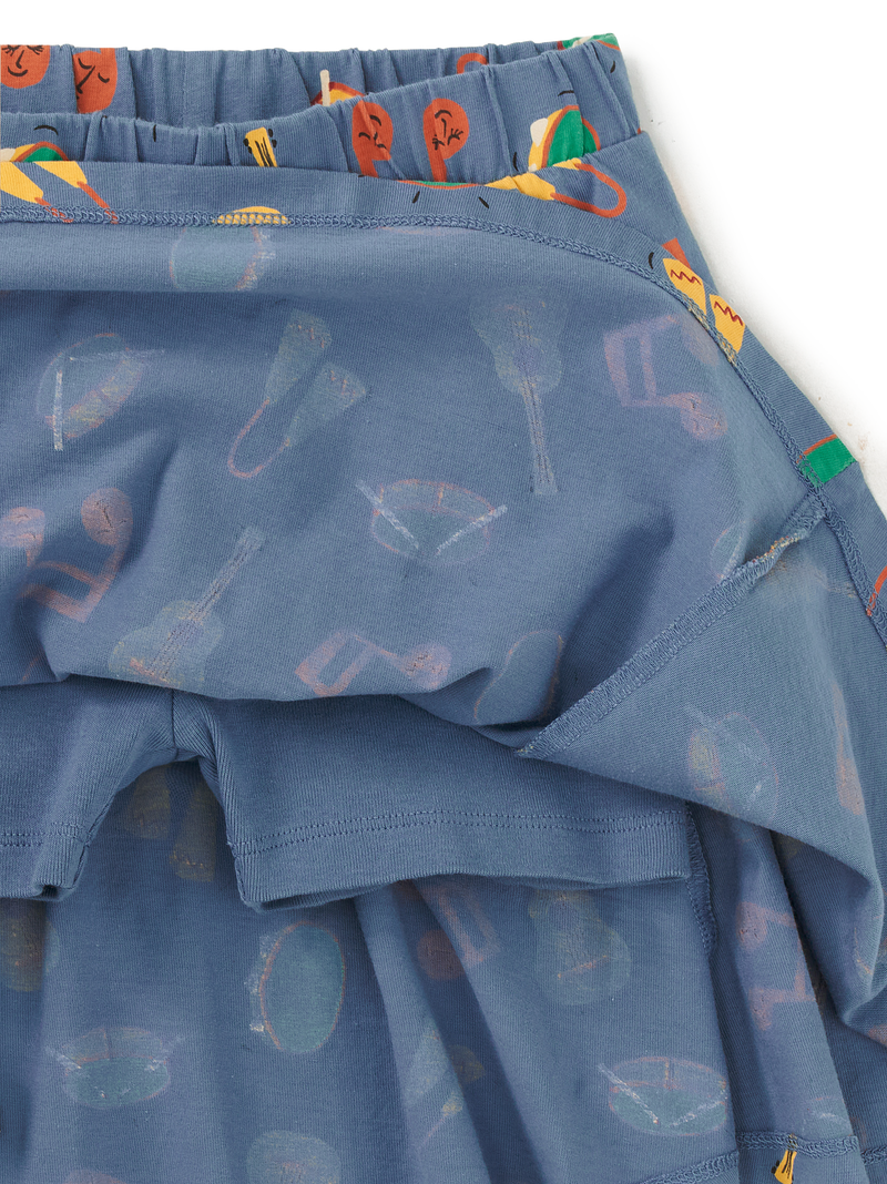 Twirl Skort in Bateria Instruments - View 2