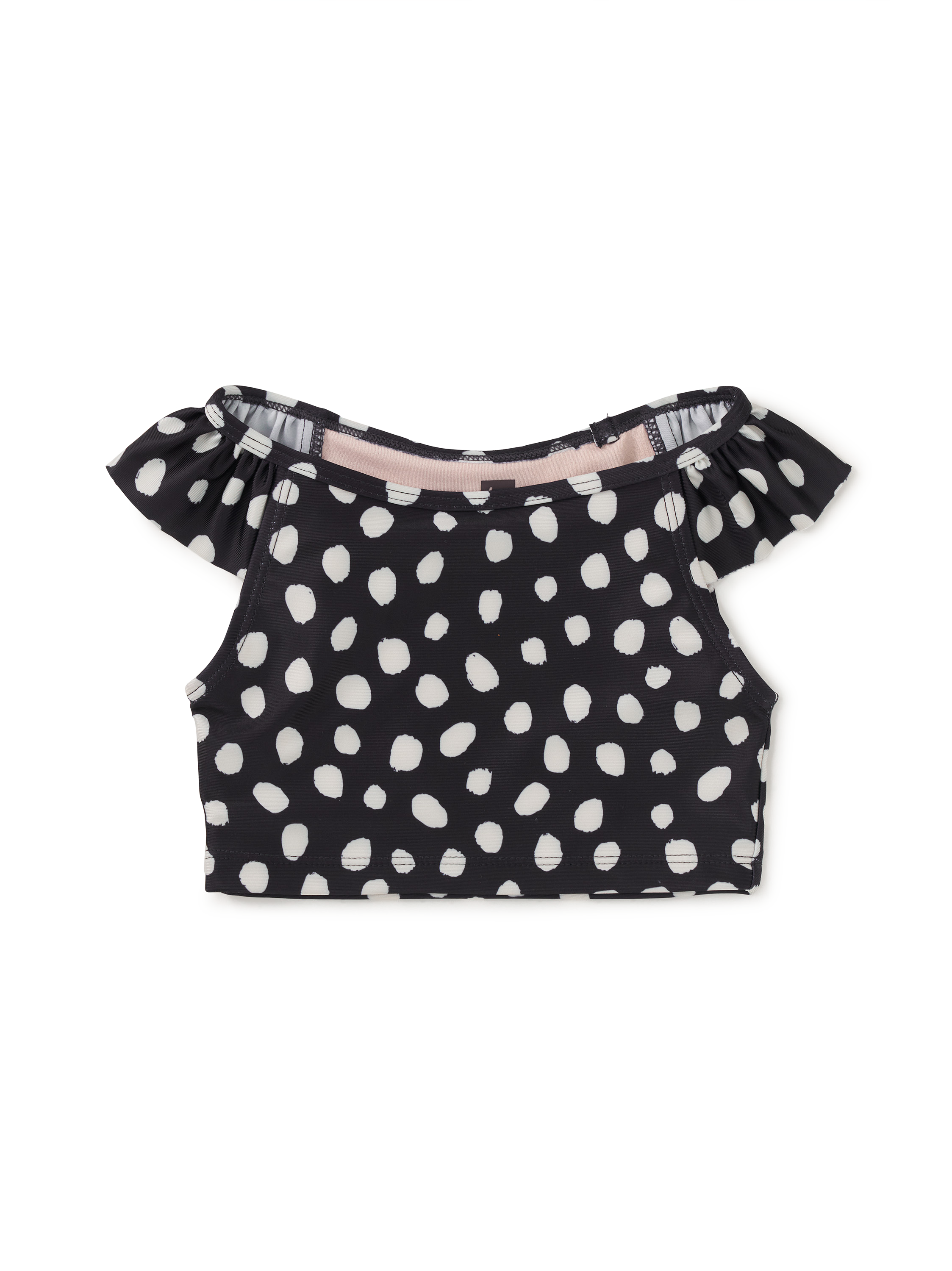 Ruffle Sleeve Tankini Swim Top