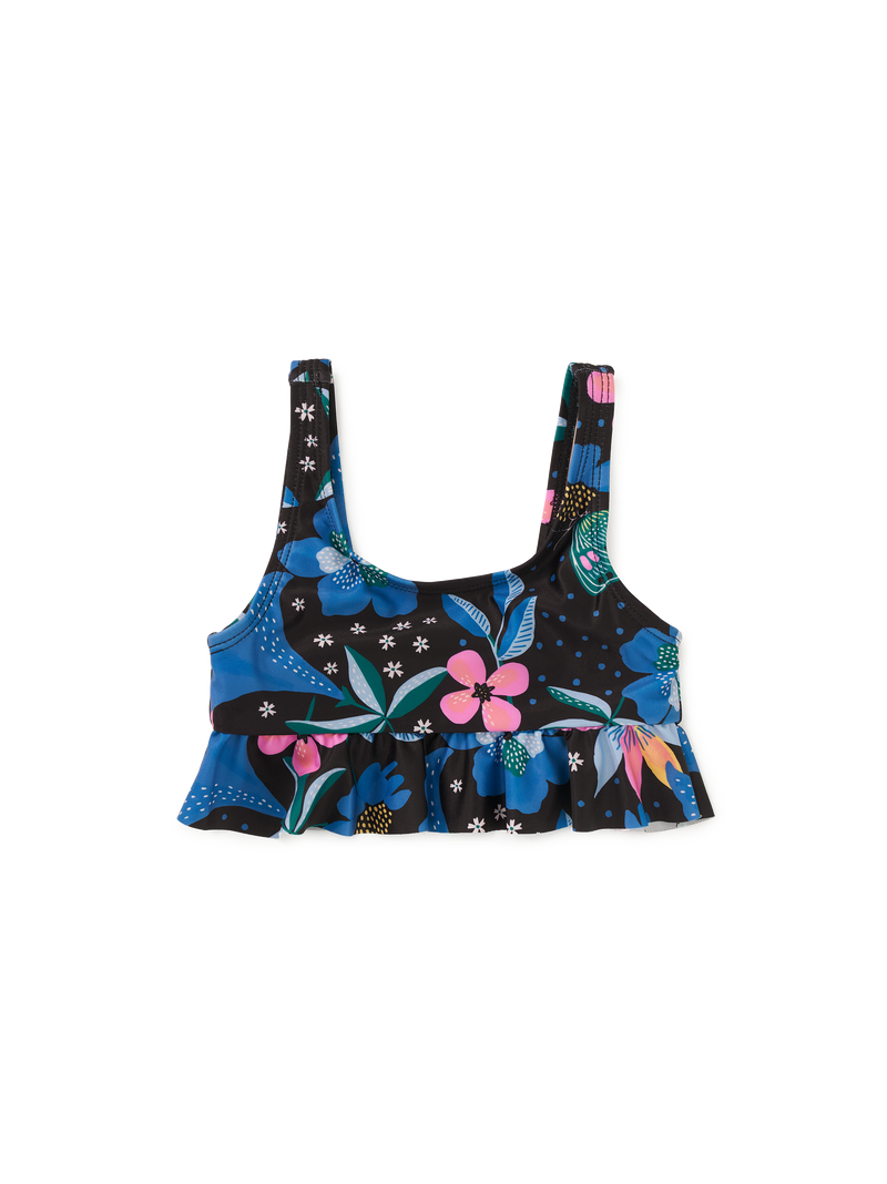 Ruffle Tankini Swim Top in Brazilian Painted Floral - View 1