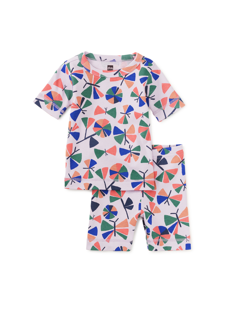 In Your Dreams Pajama Set in Butterfly Floral - View 2
