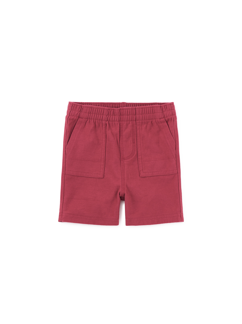 Playwear Shorts in Earth Red - View 2