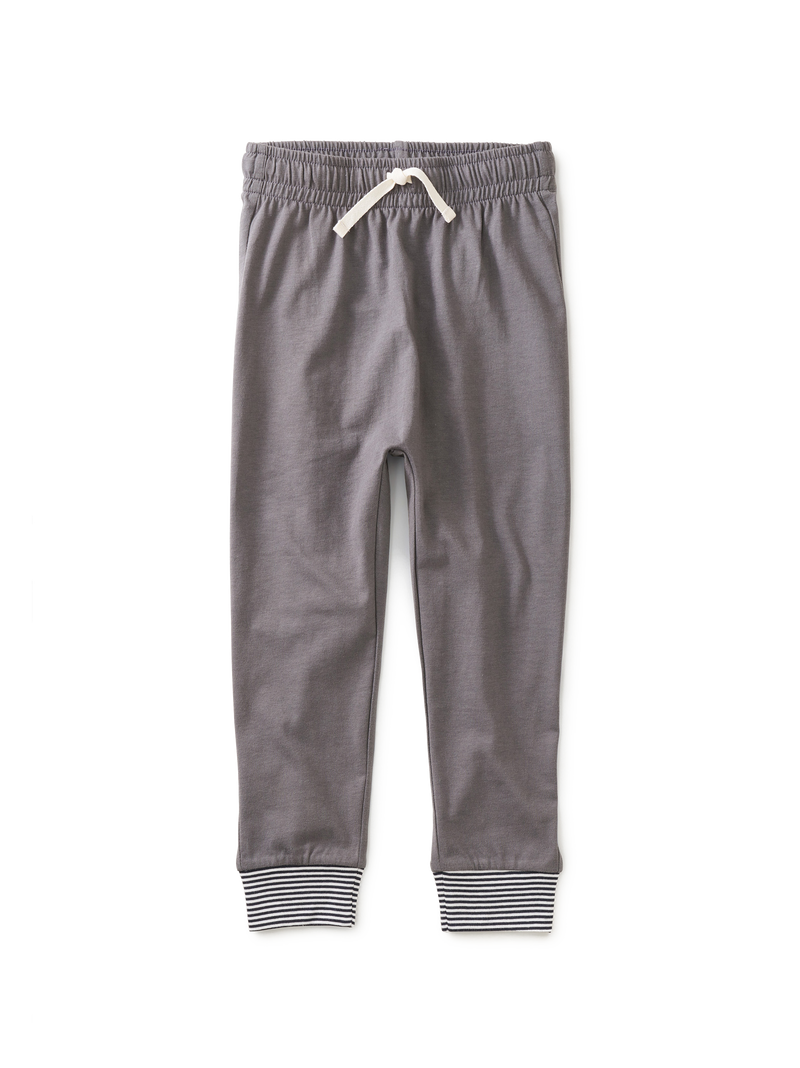 Solid Everyday Joggers in Thunder - View 1