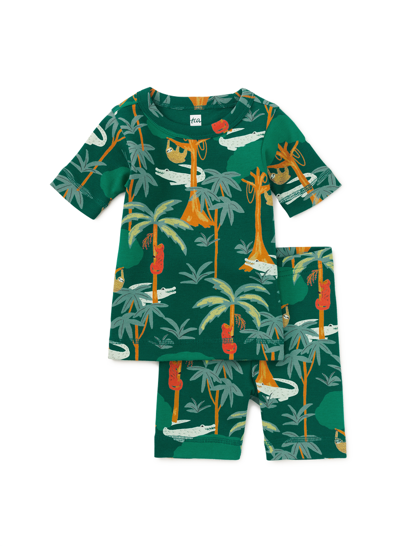 In Your Dreams Pajama Set in Amazon Forest Friends - View 2