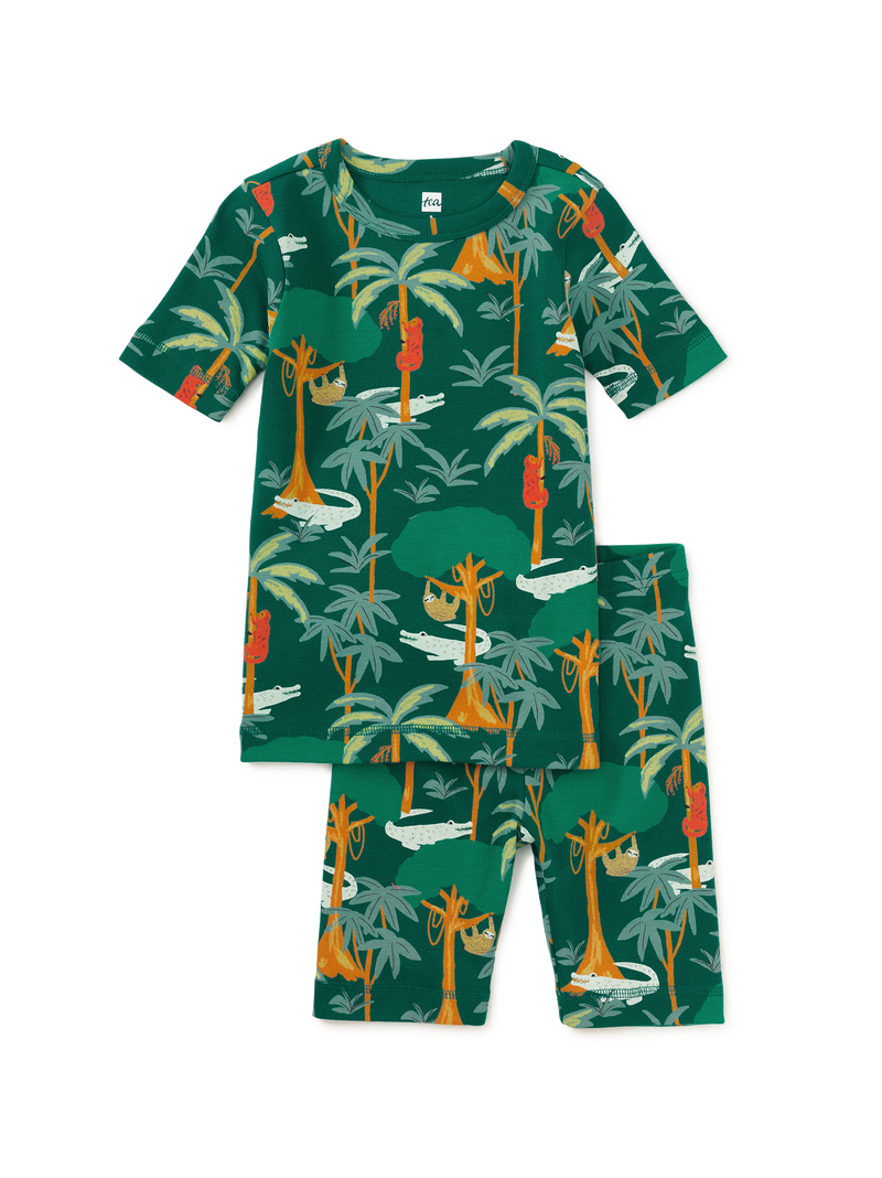 In Your Dreams Pajama Set in Amazon Forest Friends - View 1