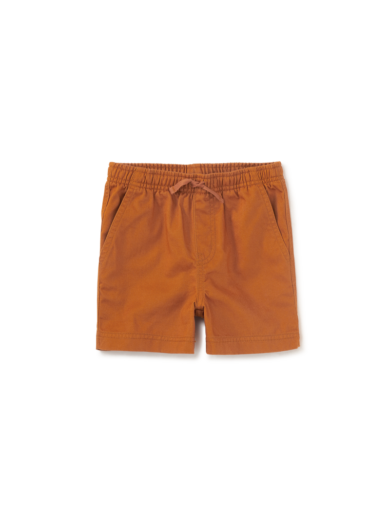 Twill Sport Shorts in Nugget - View 1
