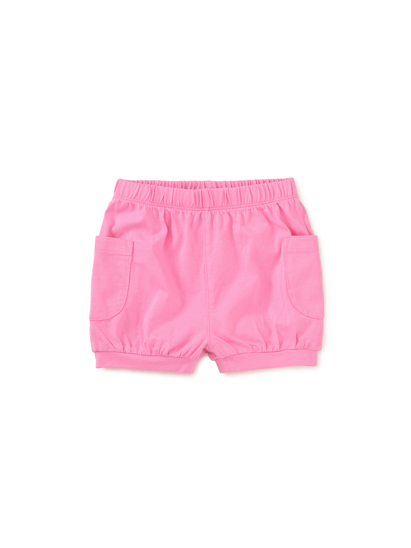 Bubble Pocket Baby Shorts in Sachet Pink - View 1