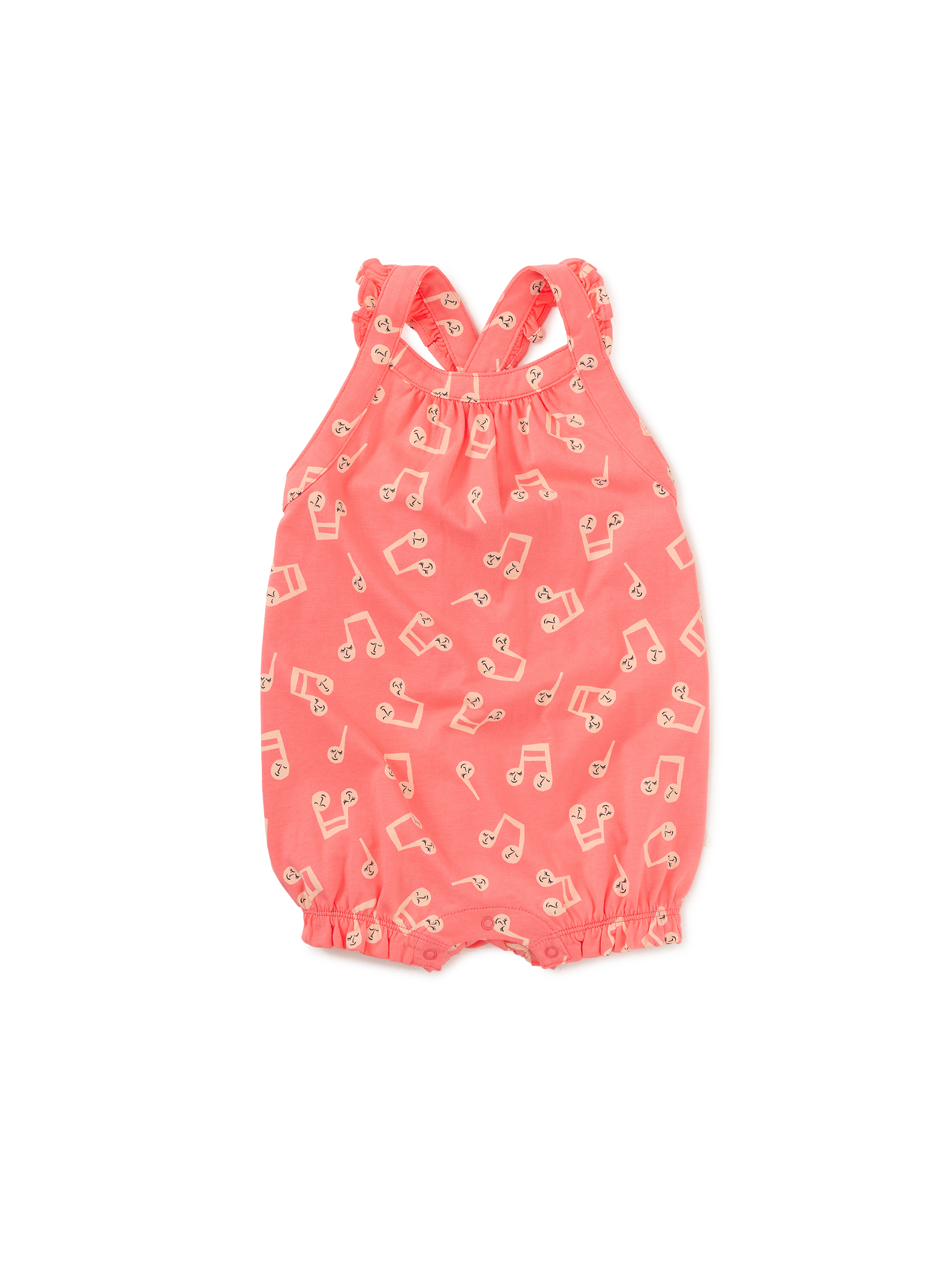 Cross-Back Baby Romper