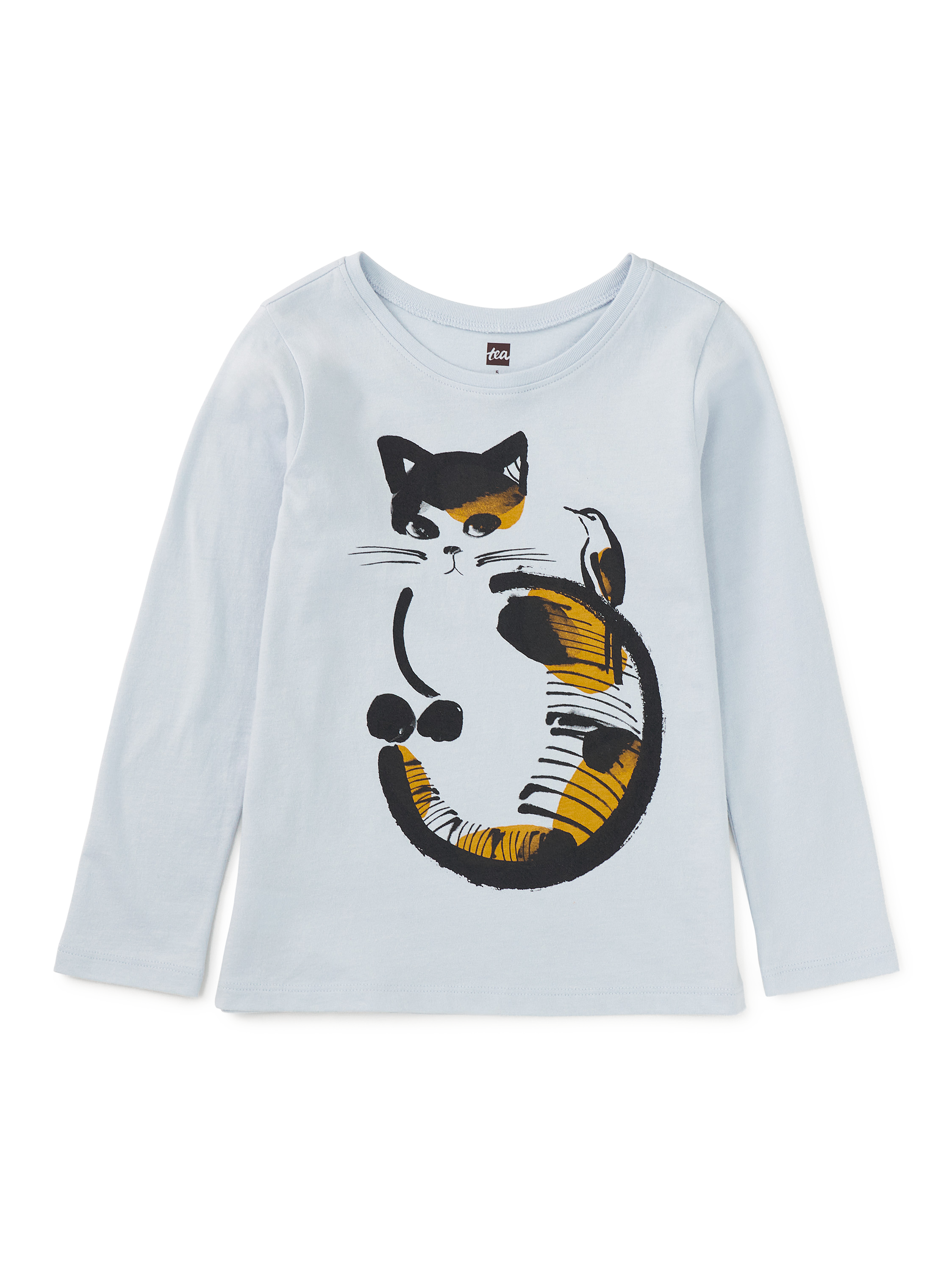 Ink Wash Kitty Graphic Tee