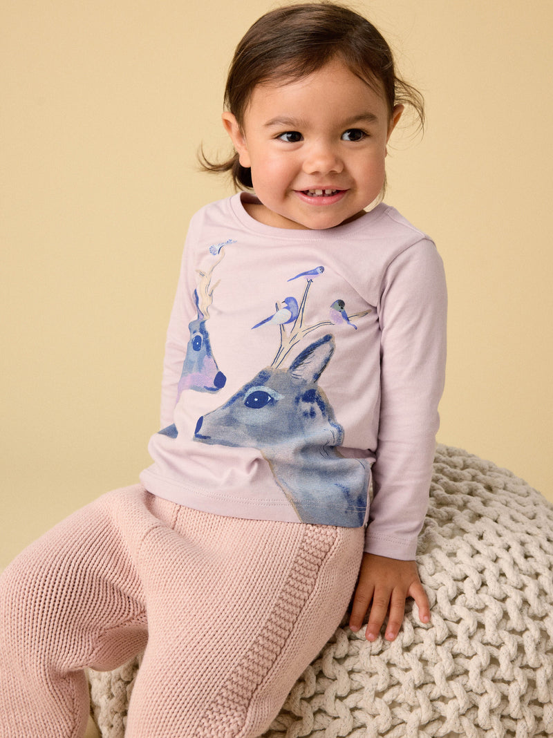 Darling Deers Graphic Tee in Urchin Purple - View 2