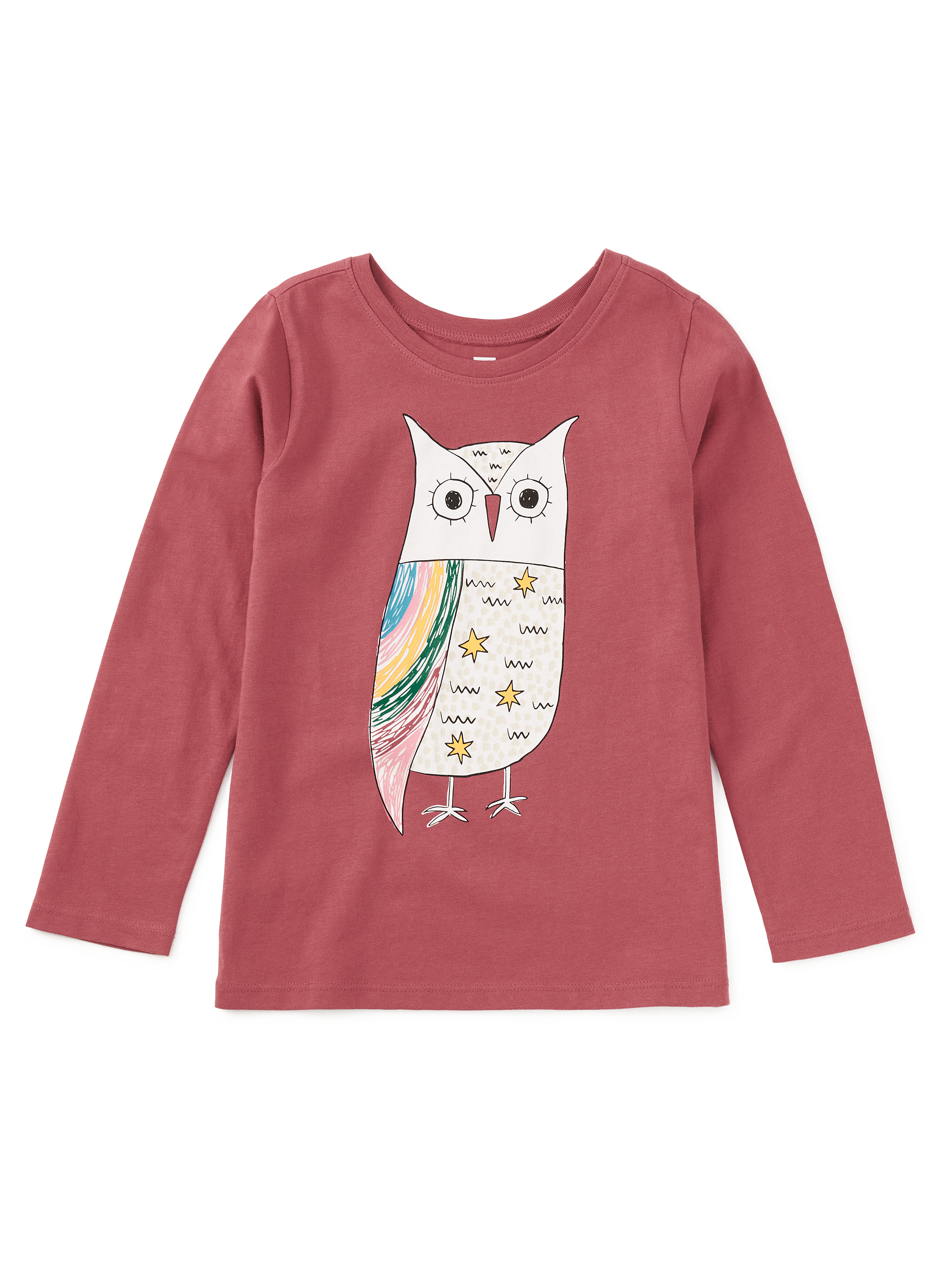 Rainbow Eagle Owl Graphic Tee