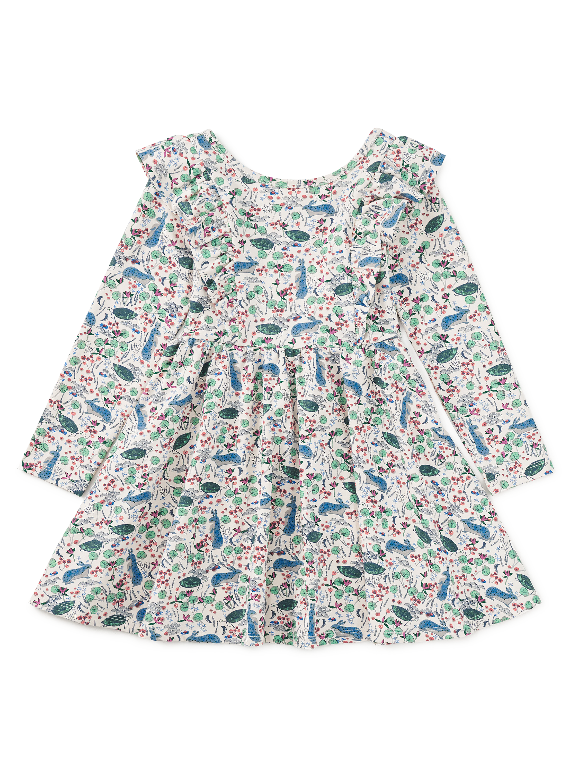 Ruffle Shoulder Ballet Dress