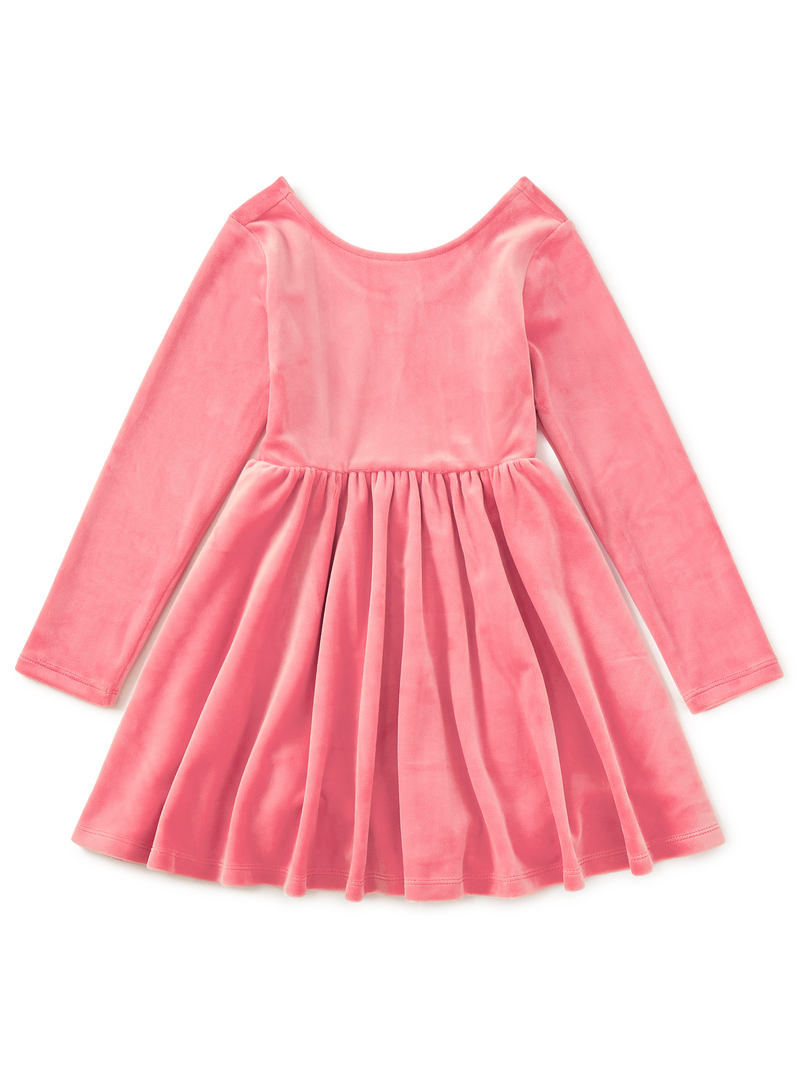 Velour Ballet Dress in Mauveglow - View 1