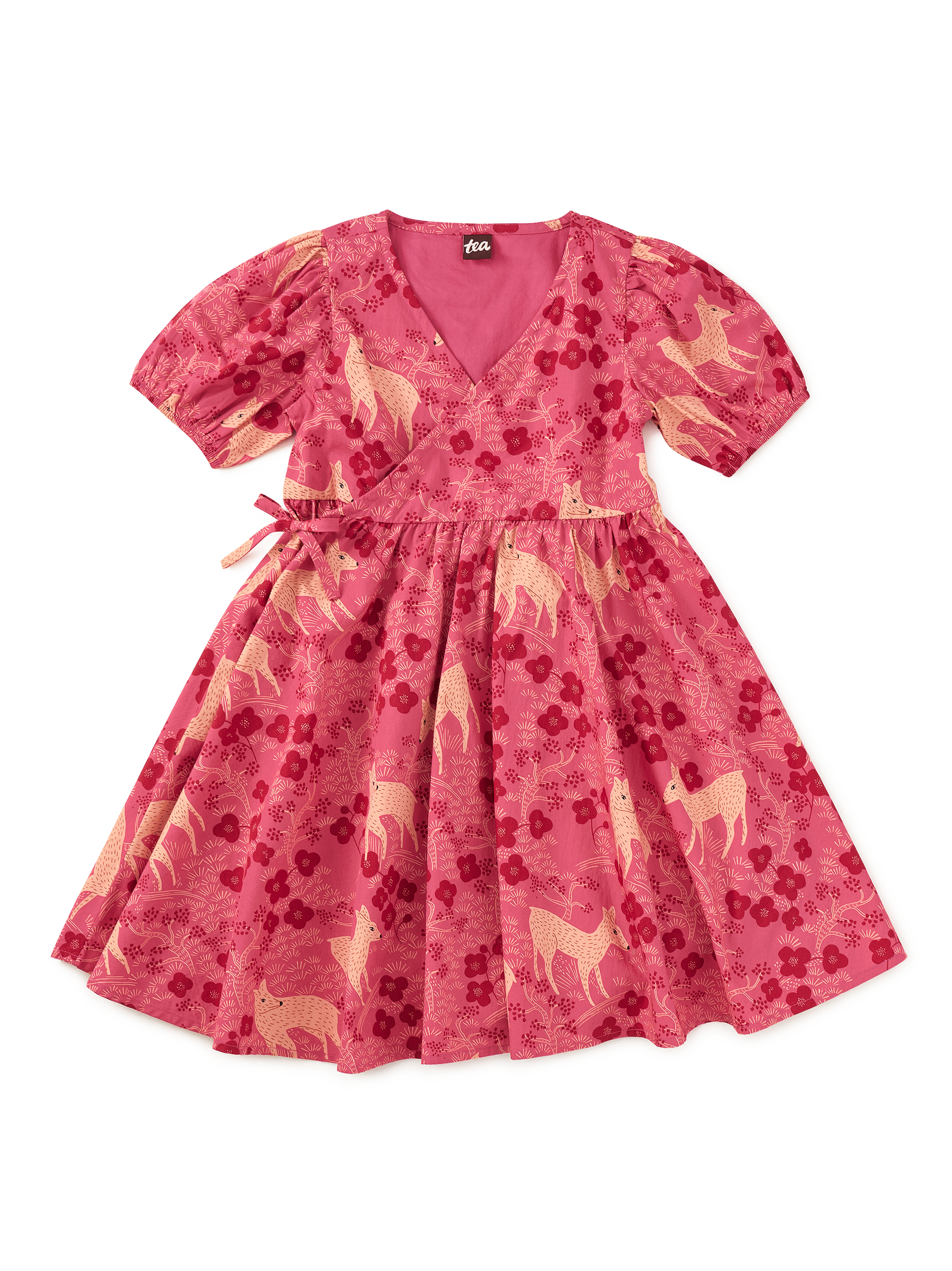 Tie Wrap Neck Dress