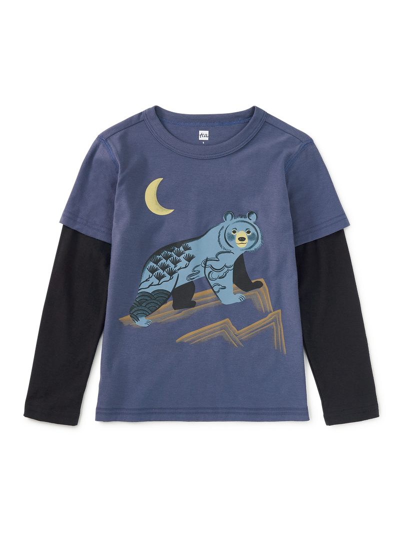 Decorated Bear Layered Tee in Triumph - View 1