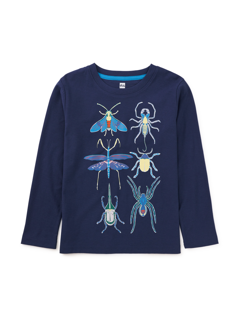 Lotsa Bugs Graphic Tee in Whale Blue - View 1