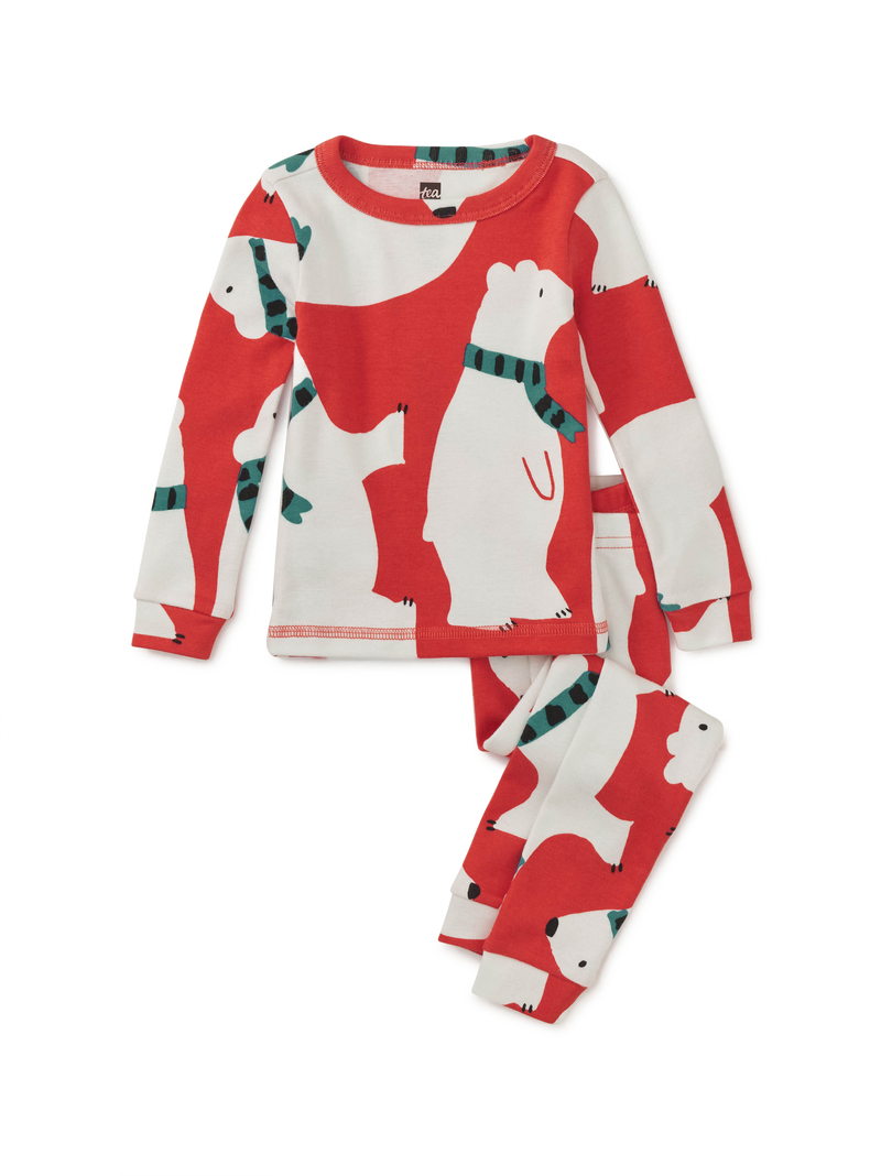 Goodnight Pajama Set in Cozy Polar Bears - View 2