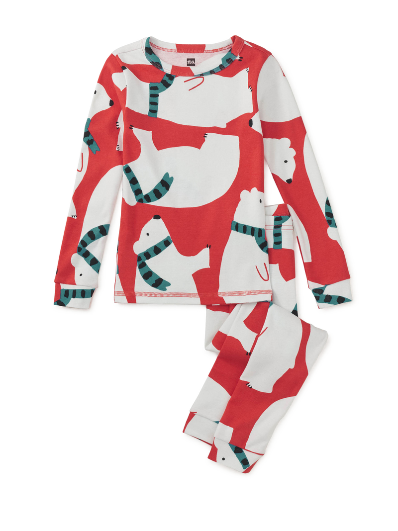 Goodnight Pajama Set in Cozy Polar Bears - View 1