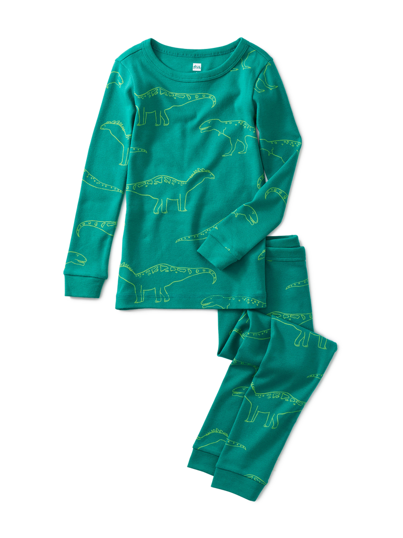 Goodnight Pajama Set in Patagonia Dinos - View 1