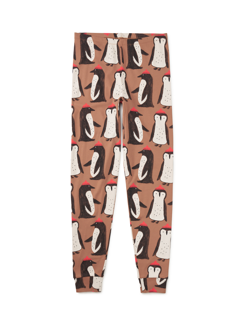 Adult Pajama Bottoms in Team Penguin - View 1