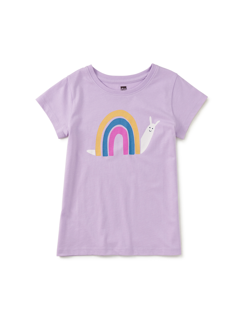 Rainbow Snail Graphic Tee in Primrose - View 1