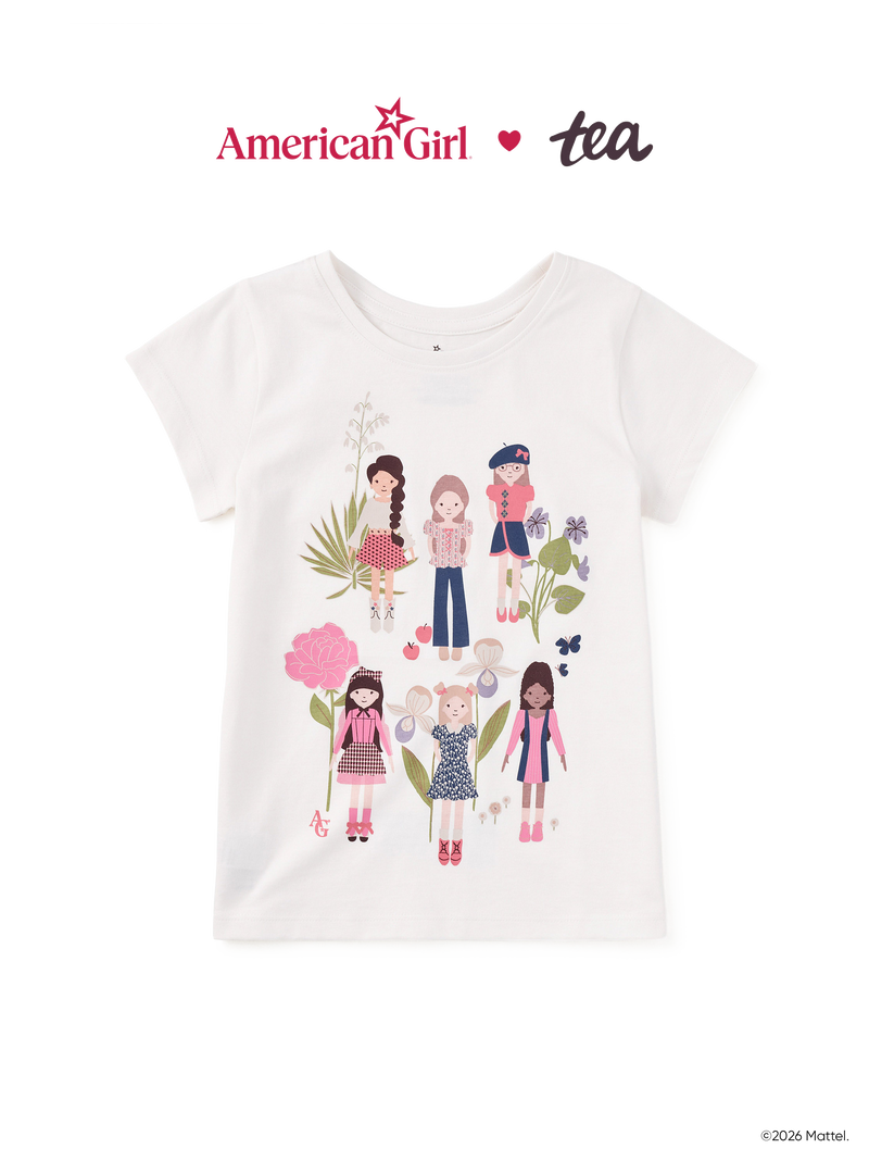 American Girl® Best Friends Tee in Chalk - View 1