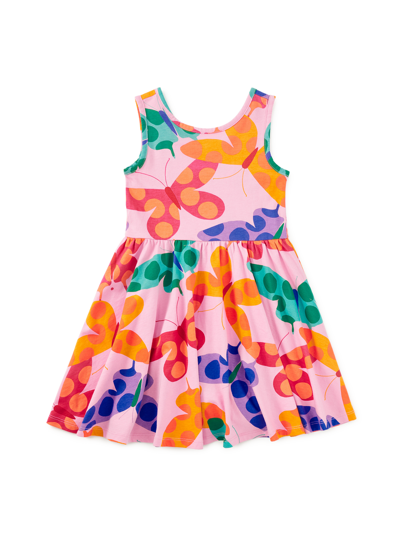 Sleeveless Ballet Dress in Butterfly Spot - View 1