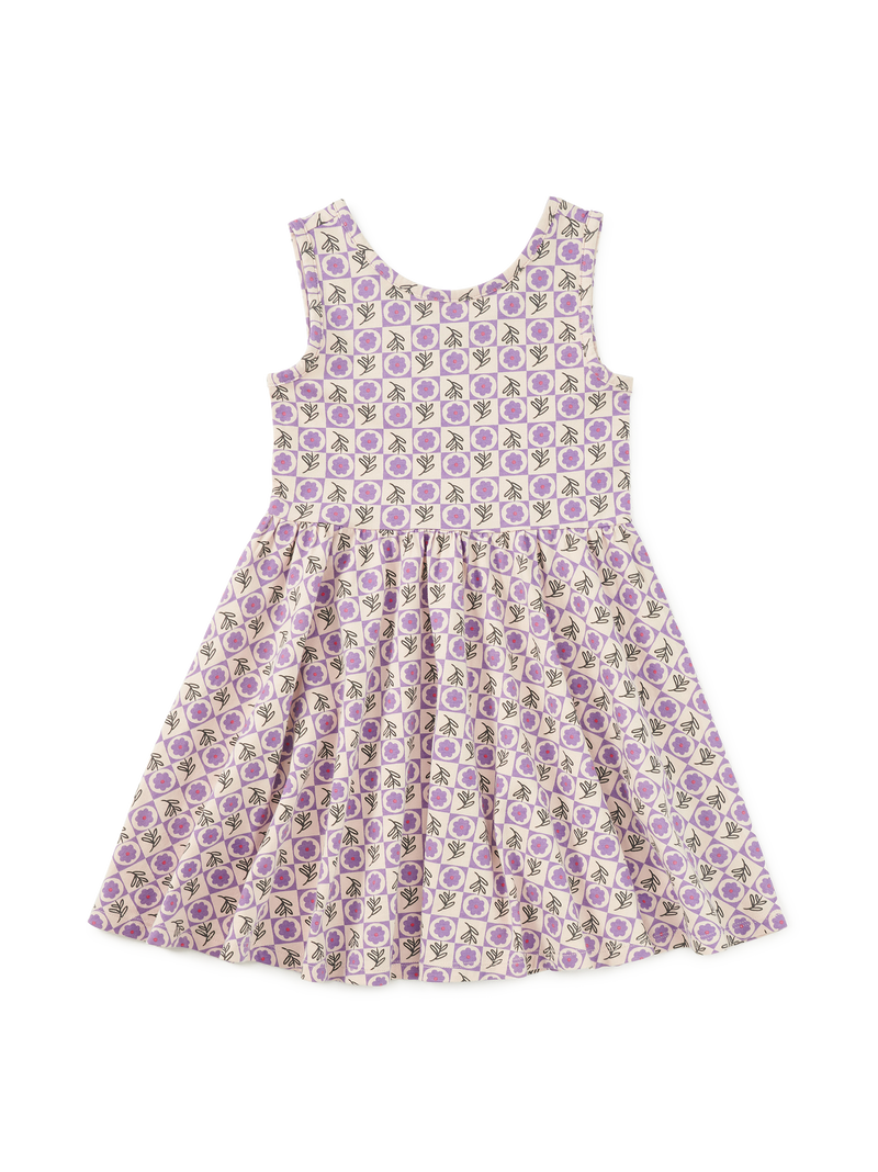 Sleeveless Ballet Dress in Tile Floral - View 1