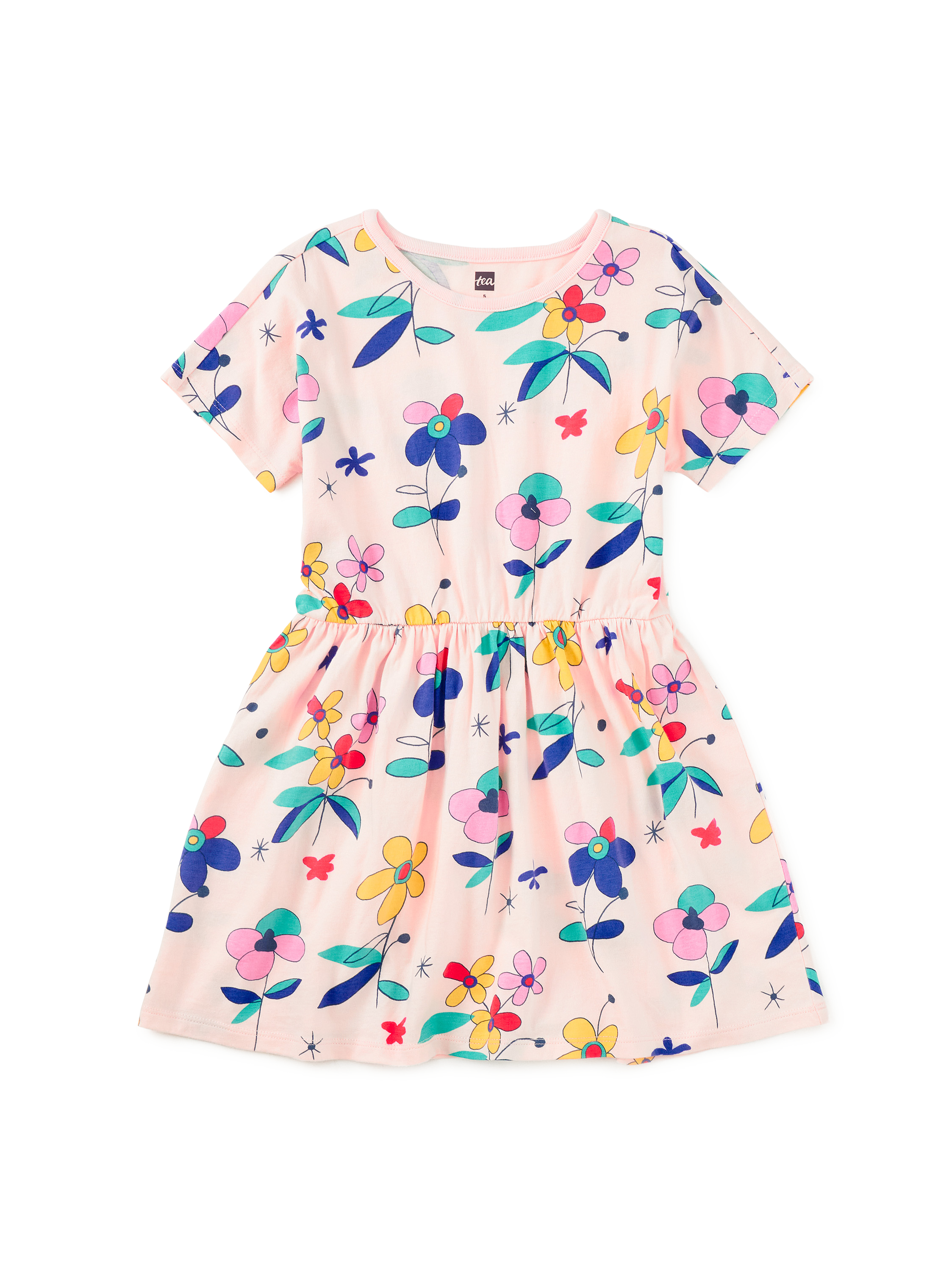 Short Sleeve Twirl Dress