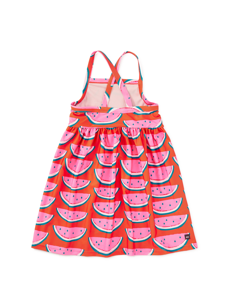 Strappy Sun Dress in Watermelon Slices - View 2