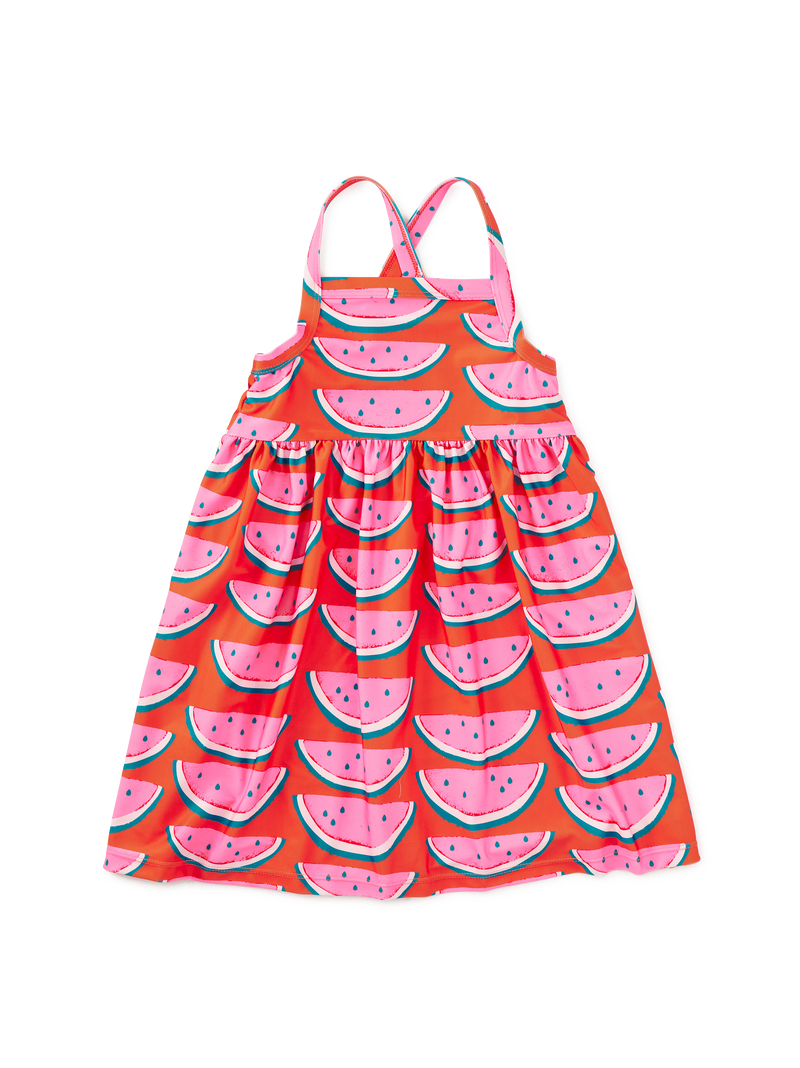 Strappy Sun Dress in Watermelon Slices - View 1