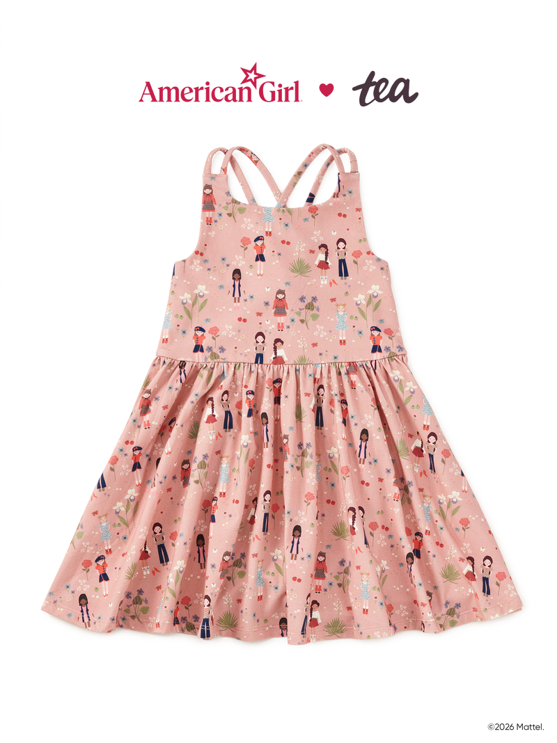 American Girl® Strappy Dress in American Girl Print - View 1