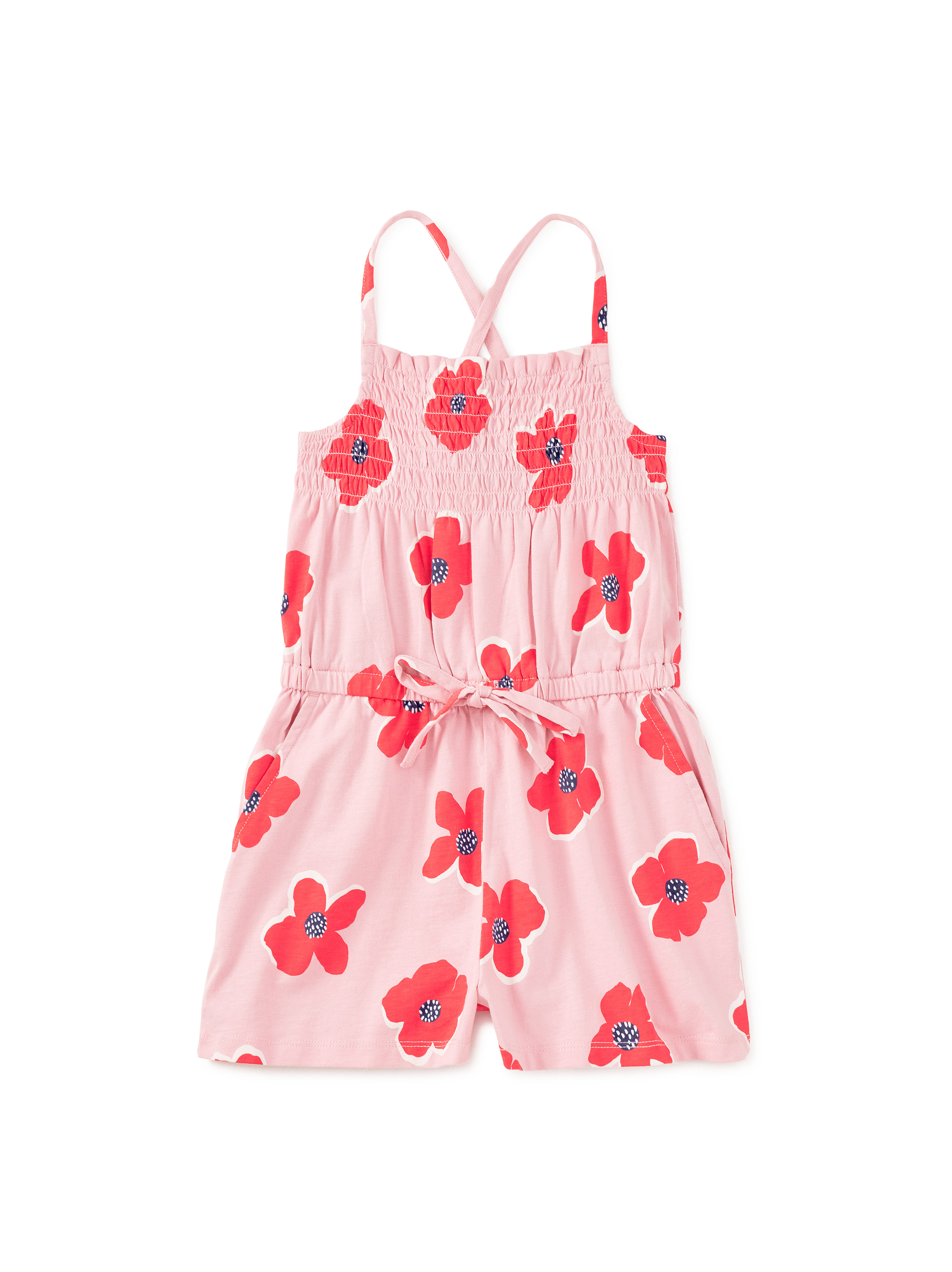 Smocked Strappy Romper
