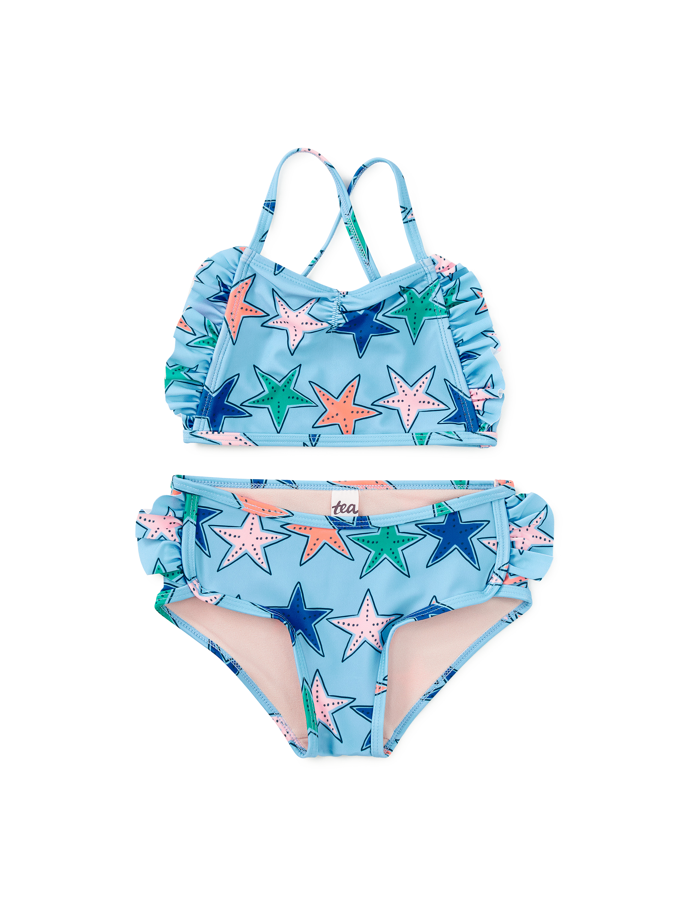 Ruffle Two-Piece Swim Set