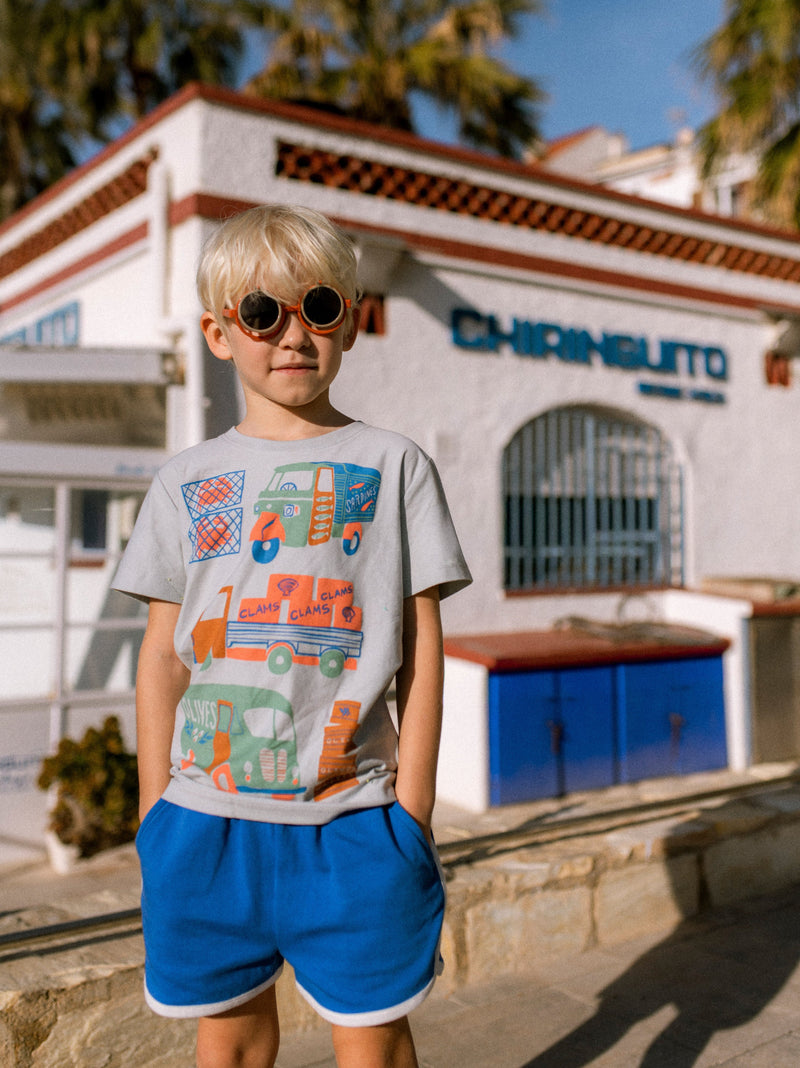 Snack Squad Graphic Tee in Pearl Blue - View 2