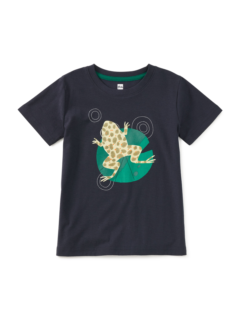 Spotted Toad Graphic Tee in Indigo - View 1