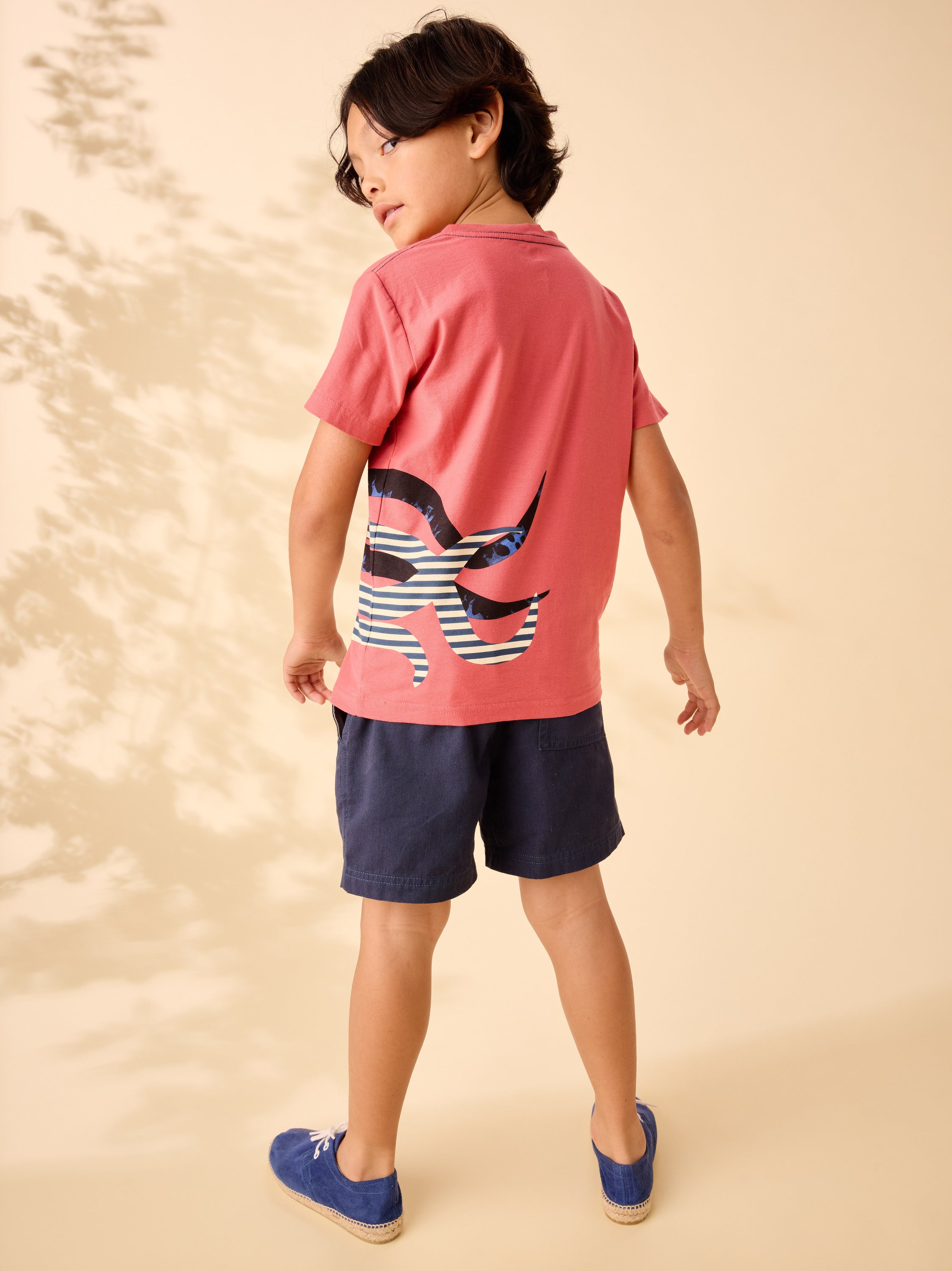 Boy Pomme Señor Ocho Double-Sided Graphic Tee | Tea Collection