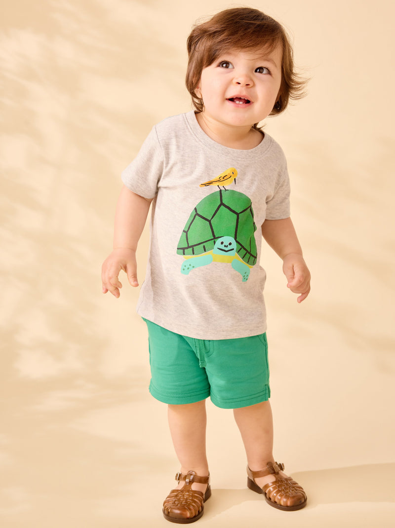 Knit Shortie in Spinach - View 2
