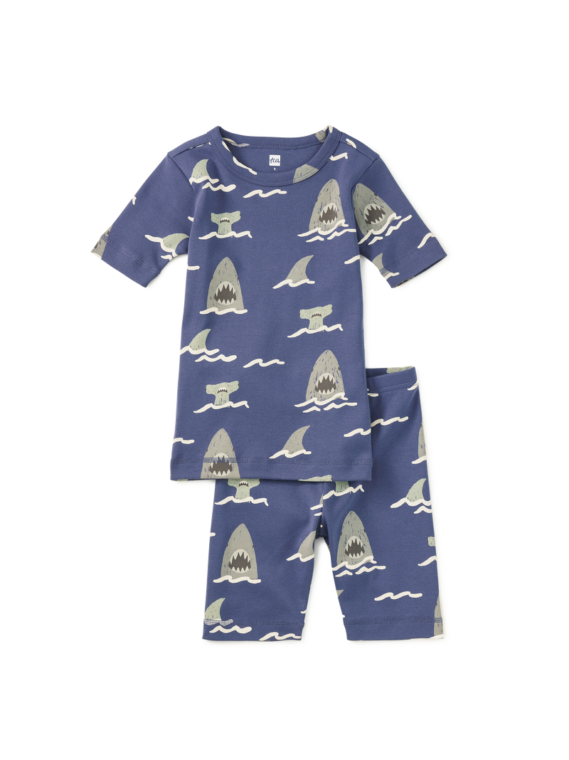In Your Dreams Pajama Set in Shark Bites - View 1