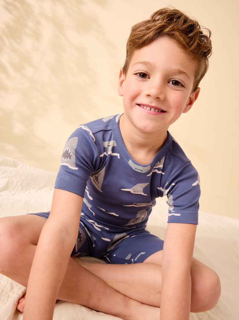 In Your Dreams Pajama Set in Shark Bites - View 2