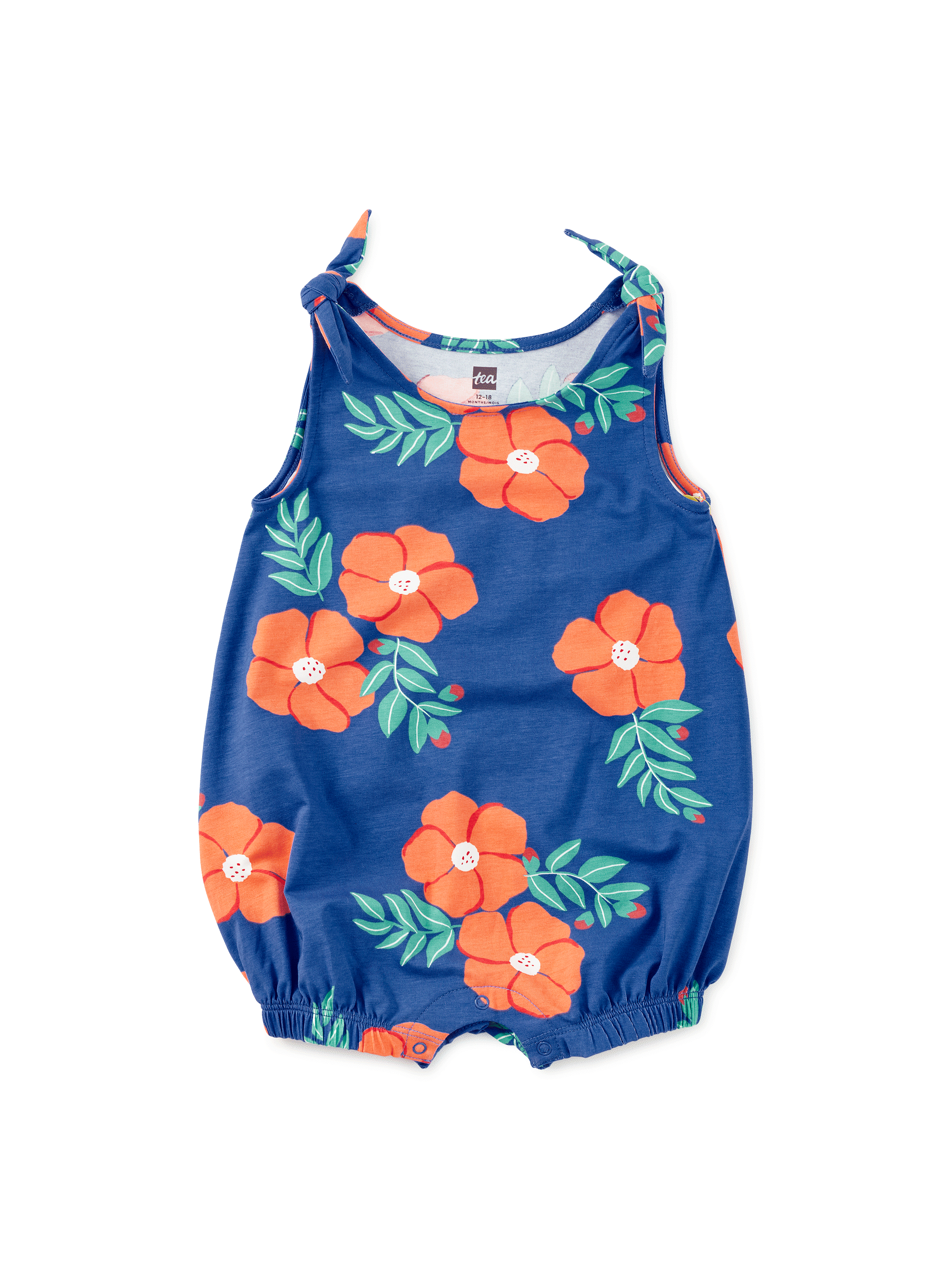 Tie Shoulder Baby Romper