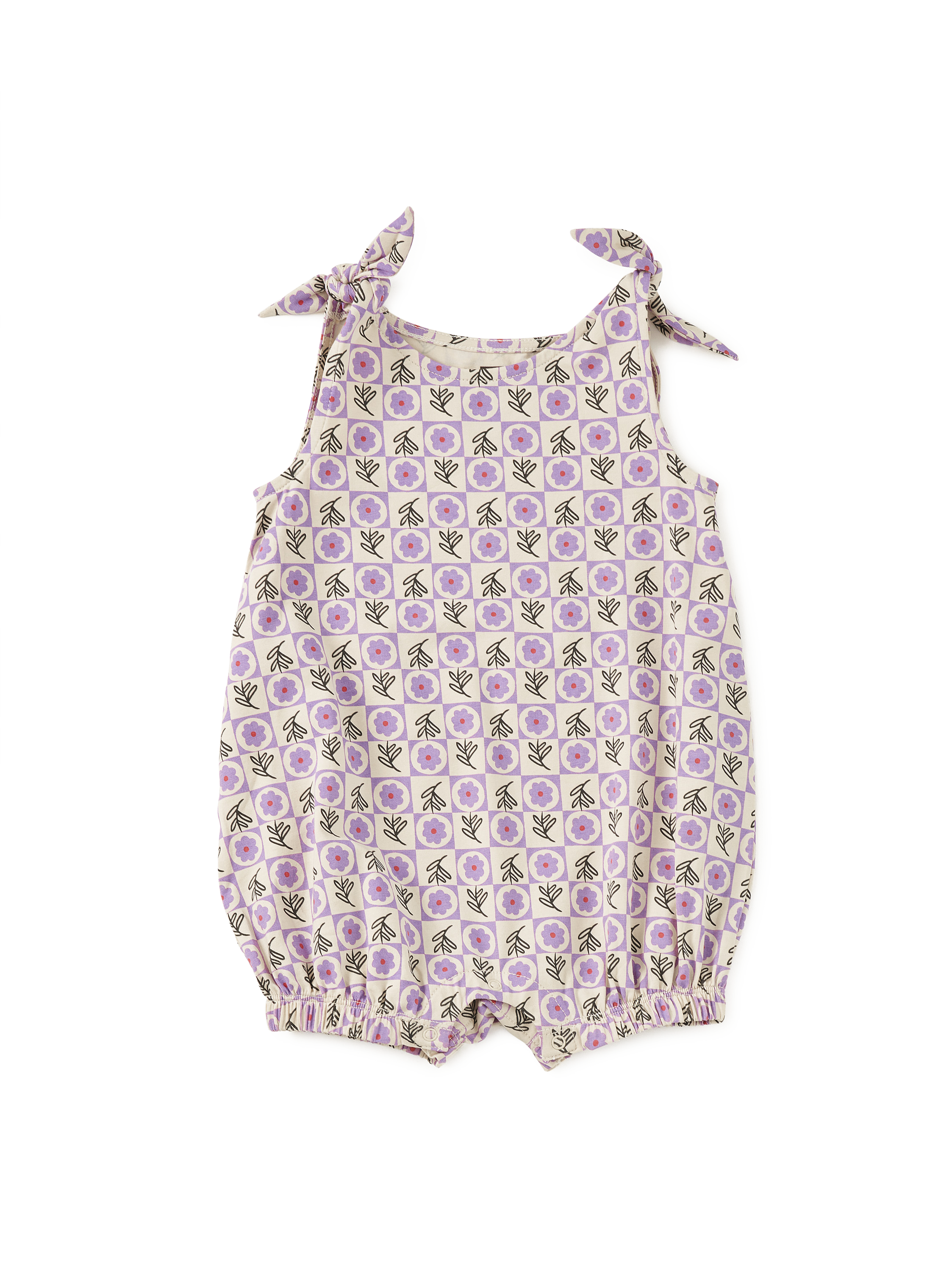 Tie Shoulder Baby Romper