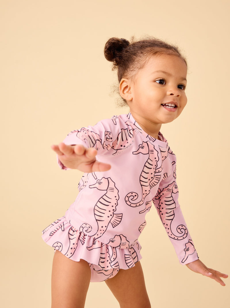 Rash Guard Baby Swim Set in Caballito De Mar - View 2