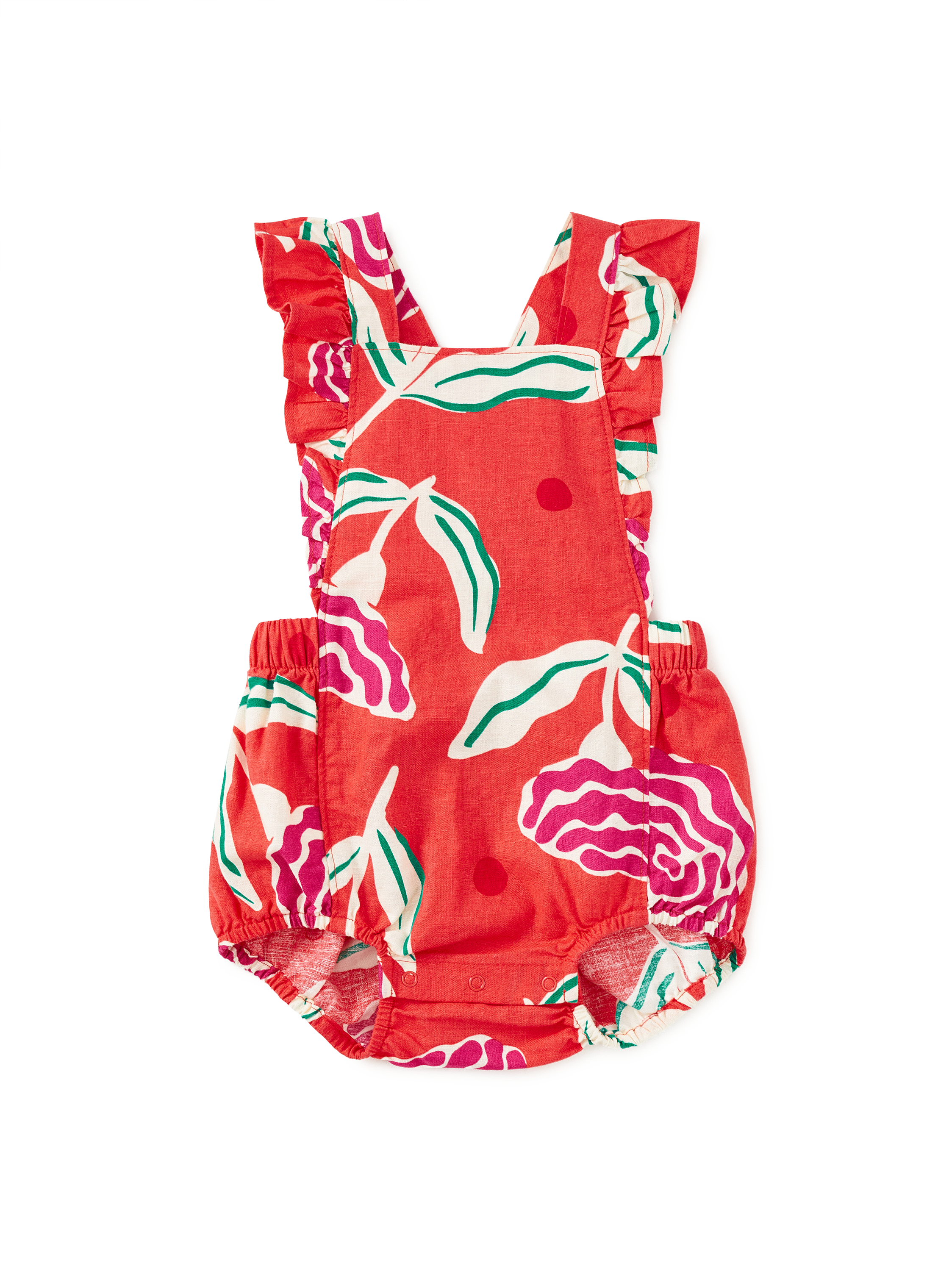 Ruffle Bubble Baby Romper