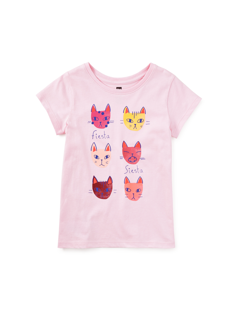 Fiesta To Siesta Graphic Tee in Pink Lady - View 1