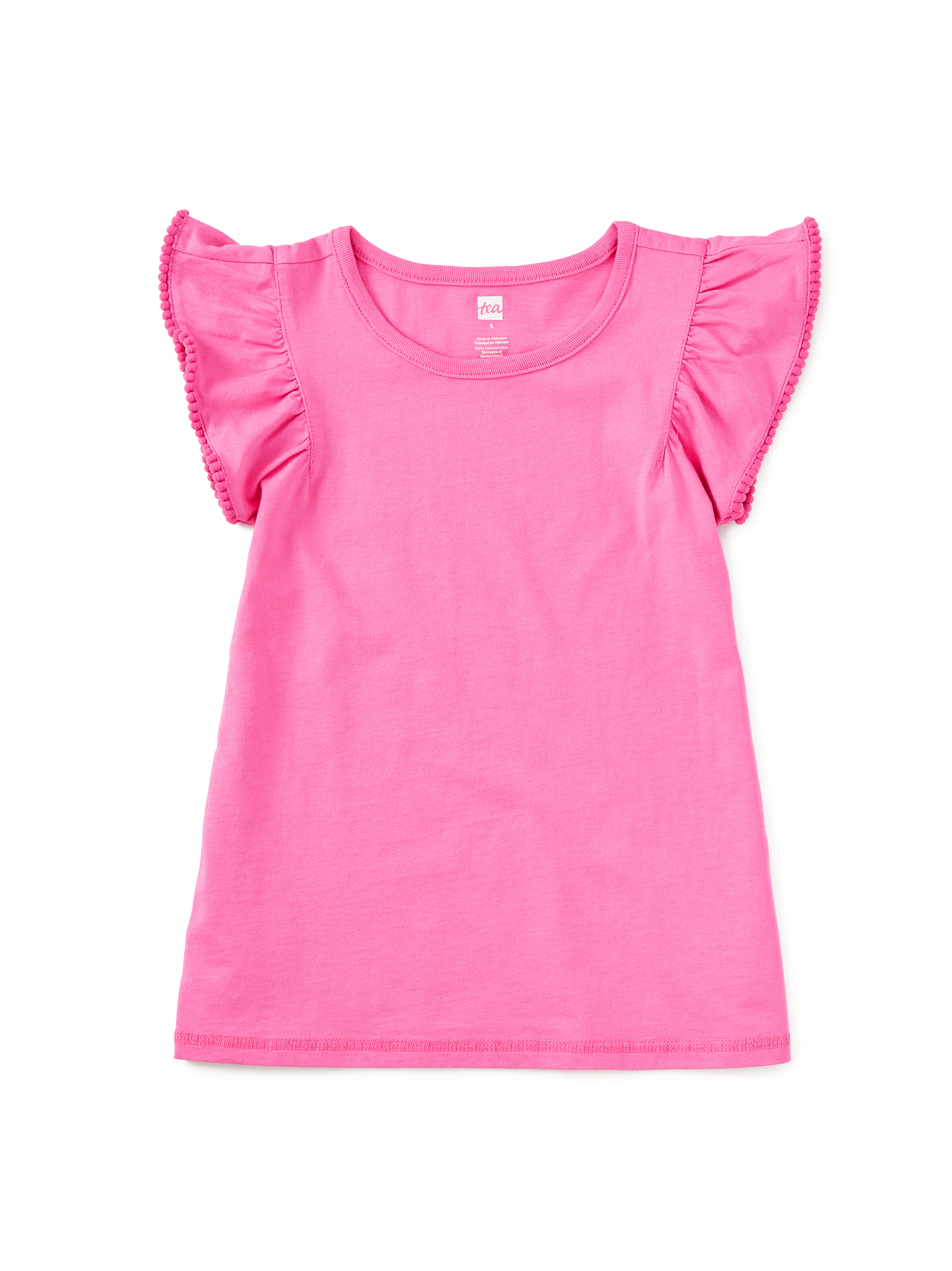 Pom-Pom Flutter Top