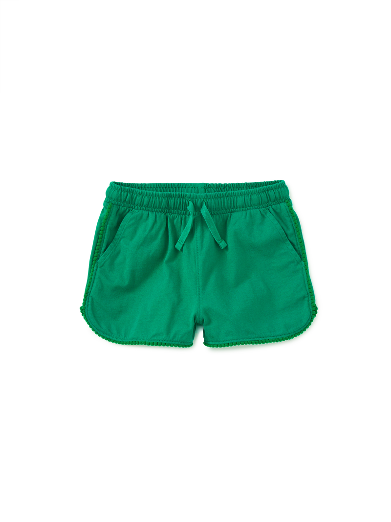 Pom-Pom Shorts in Viridian - View 1