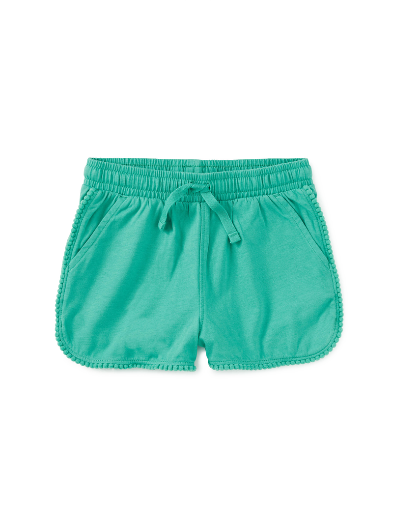 Pom-Pom Shorts in Glaze Blue - View 1