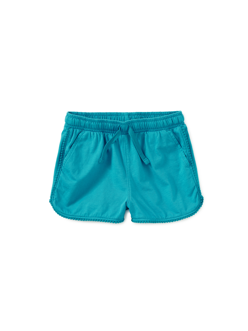 Pom-Pom Shorts in Bondi Blue - View 1